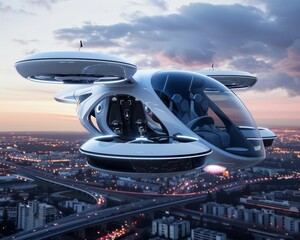 The future of transportation, beyond wheels and wings - obrazy, fototapety, plakaty