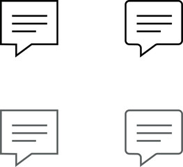 set of icons