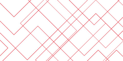 Abstract RED Stripes background design with layers of Geometric shapes. Geometric background with squares. Template for branding business ,wallpaper , banner, template.	