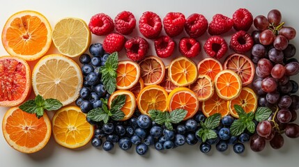 An AI-designed image of a picture frame fashioned out of a mix of fresh and dried fruits, displayed on a white backdrop, showcasing the transition