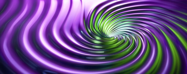 Fototapeta premium Abstract purple and green swirls