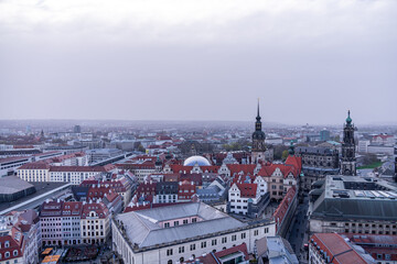 A short evening stroll through the beautiful historic city centre of Dresden - Saxony - Germany 