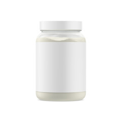an image of a Protein Jar isolated on a white background