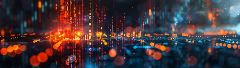 A detailed analysis of market performance through abstract shapes