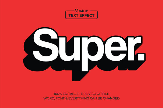 Hypebeast Style Editable Text Effect for clothing brand or T shirt