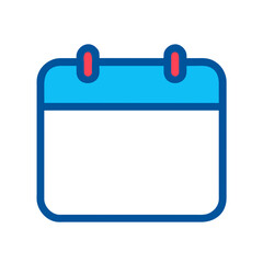 Calendar icon vector graphic businesses element symbol illustration on a Transparent Background