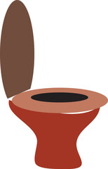 toilet bowl isolated