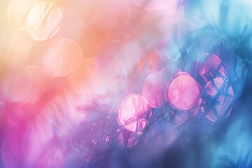 A soft pink and purple background with bokeh lights.  copy space 
 - obrazy, fototapety, plakaty