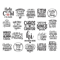 Fototapeta premium baby svg bundle