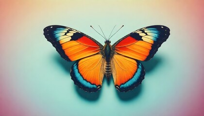 Fototapeta na wymiar A colorful butterfly (9)