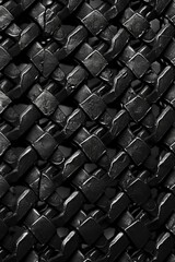 Obraz premium Black and white photo of a brick wall. Suitable for architectural design projects