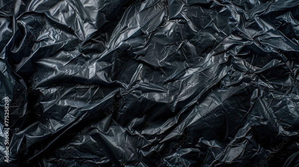 Aufkleber close up of a sheet of black paper, suitable for graphic design projects