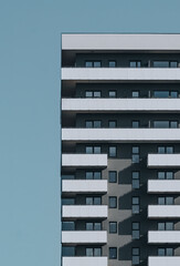 modern office building with sky - 775259855