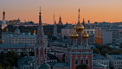 Moscow domes - obrazy, fototapety, plakaty
