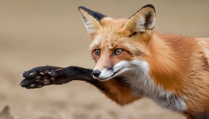 a-fox-with-its-paw-reaching-out-to-touch-something-upscaled_2