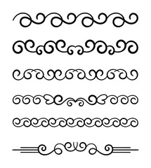 Vector calligraphic and ornament design