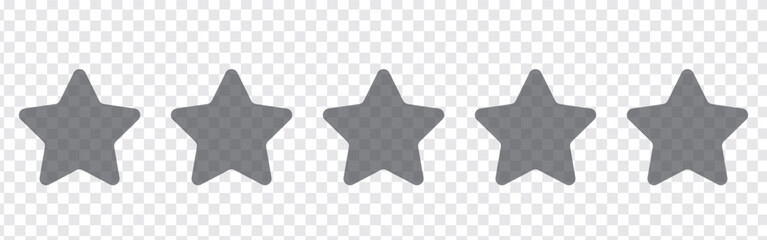 5 star isolated. Customer quality symbol, vector product rating review flat icon. 11:11 - obrazy, fototapety, plakaty
