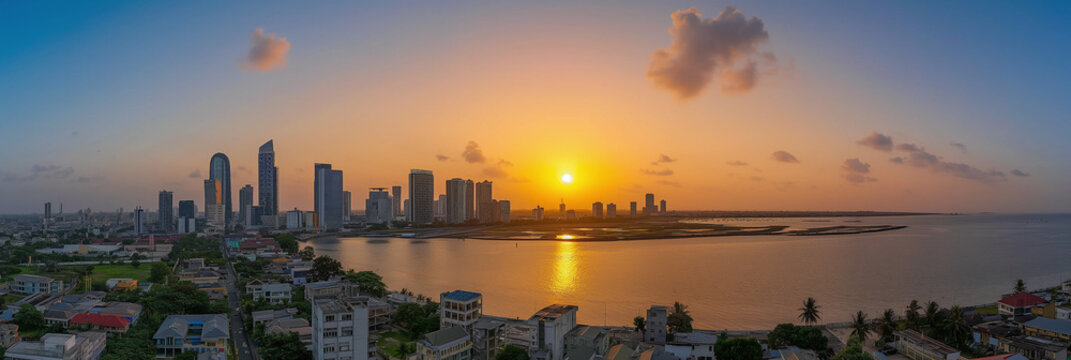 Great City in the World Evoking Cotonou in Benin