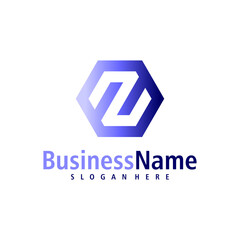 Fototapeta premium Letter Z logo design vector. Creative Initial Z logo concepts template