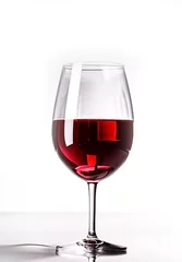 Fotobehang Glass of red wine © VOLODYMYR