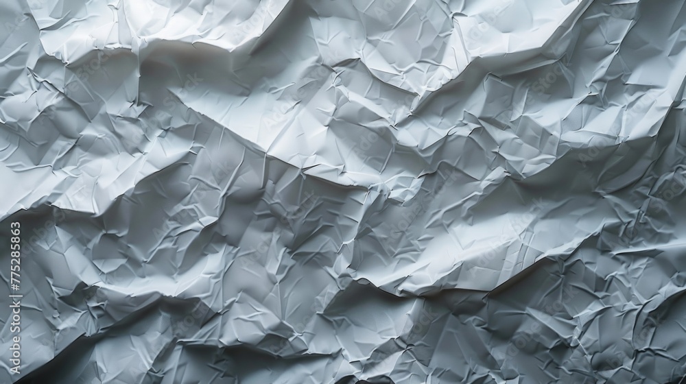 Poster a detailed view of a white sheet of paper, suitable for various design projects