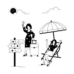  Event Celebrations Linear Illustrations 