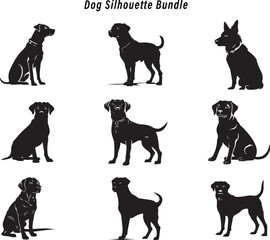 Dog Silhouette Bundle