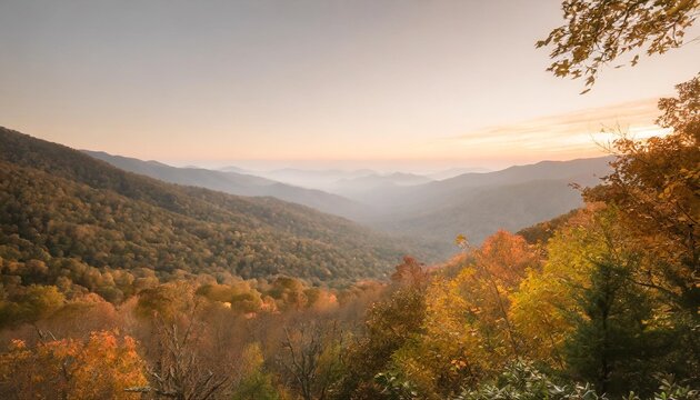 amazing autumn colors in great smoky mountains