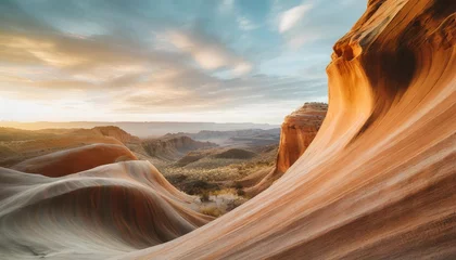 Foto auf Leinwand antelope canyon abstract background travel and nature concept © joesph