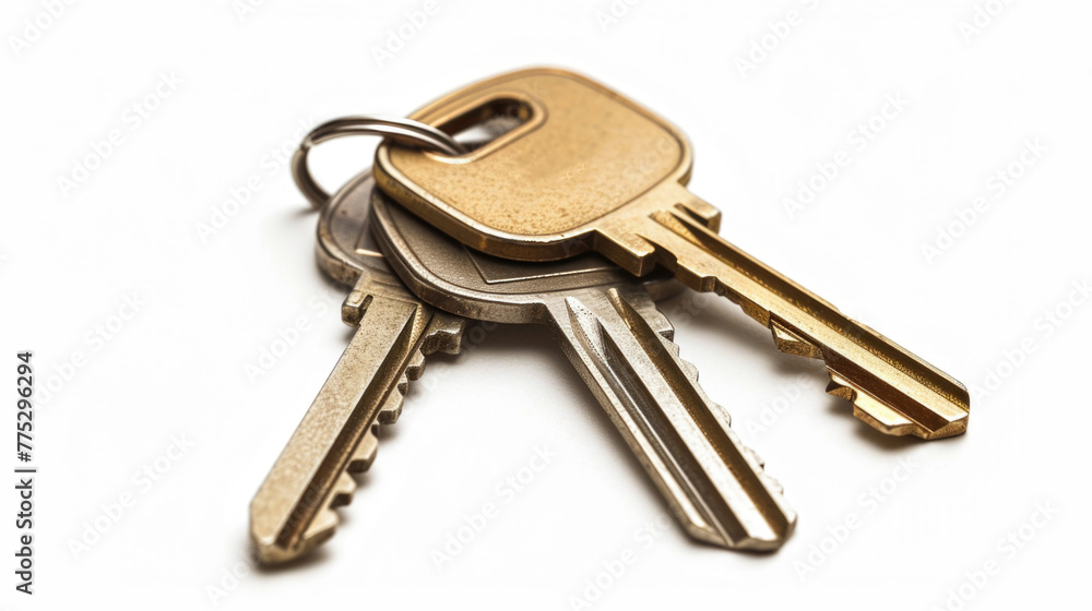Poster A bunch of keys sitting on top of each other. Ideal for security or access concepts
