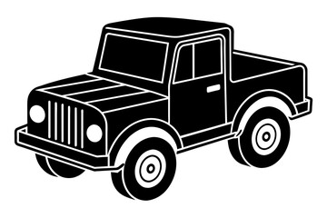 toy-truck-for-kids-isolated vector illustration