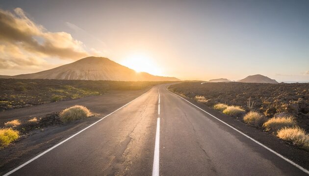 image related to unexplored road journeys and adventures road through the scenic landscape to the destination in lanzarote natural park
