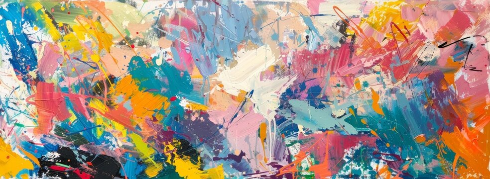 Colorful abstract art vivid expressionist setting for backgrounds