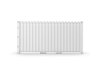 Container on white background