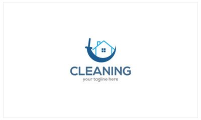 Fototapeta premium Abstract Cleaning Logo Template. Vector Illustrator