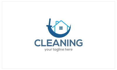 Abstract Cleaning Logo Template. Vector Illustrator