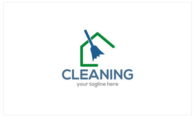 Abstract Cleaning Logo Template. Vector Illustrator