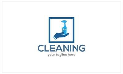Abstract Cleaning Logo Template. Vector Illustrator