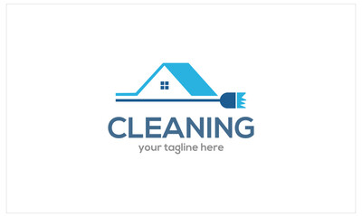 Abstract Cleaning Logo Template. Vector Illustrator