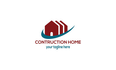 Fototapeta premium Renovation or Construction House Logo 