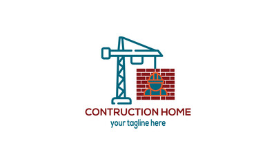 Professional Home Improvement Logo Template Design.