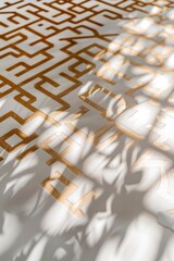 Close-up of a patterned table surface, suitable for backgrounds or textures