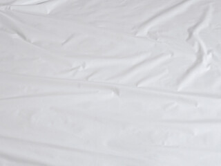 White bed sheet
