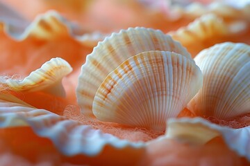 Close Up of Assorted Seashells