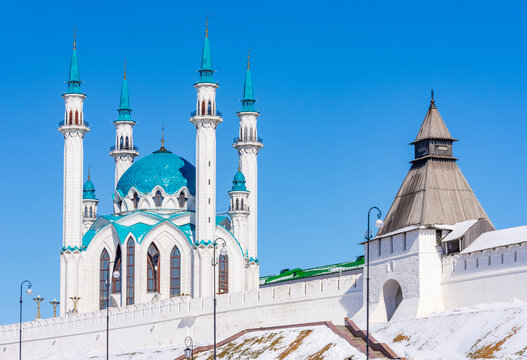 Kul-Sharif mosque in center of Kazan, Russia