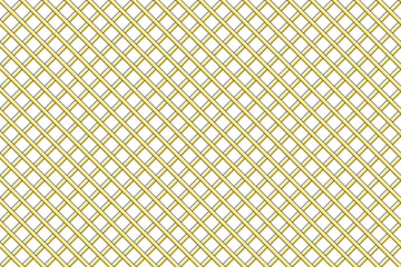 Crosshatch Fence gold texture pattern seamless. Vector Illustration