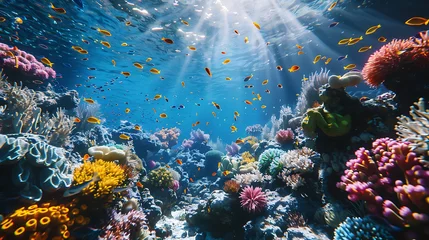Foto op Plexiglas delicate balance of life in a coral reef ecosystem © MuhammadInaam