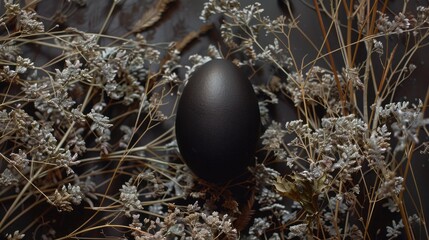 Obraz premium black magic magic egg.