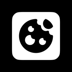 Fototapeta premium Editable choco chip cookie vector icon. Bakery, cooking, food. Part of a big icon set family. Perfect for web and app interfaces, presentations, infographics, etc