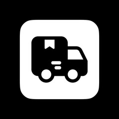 Editable delivery truck vector icon. Shipping, delivery, e-commerce, transport, logistics. Part of a big icon set family. Perfect for web and app interfaces, presentations, infographics, etc